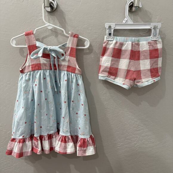 Omi Jo Apple Blossom Aunt Heart Tunic & Bloomers Outfit - Picture 8 of 12